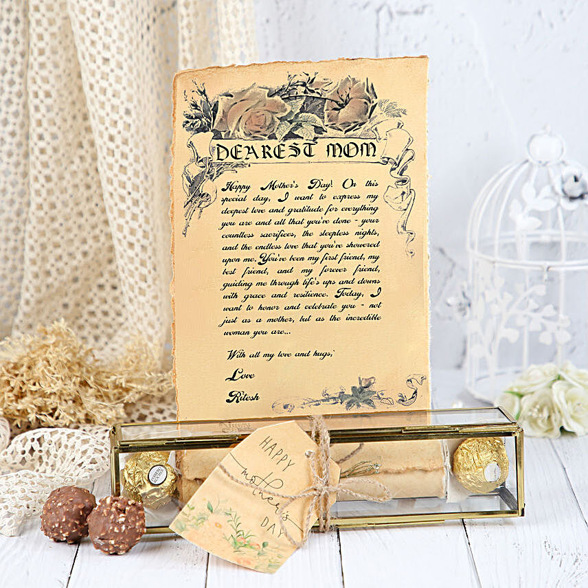 Mother's Day Classic Scroll & Frame