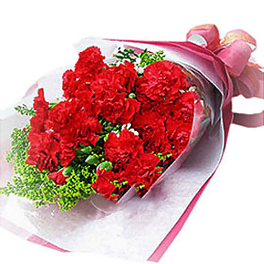 Romance With Red Carnations