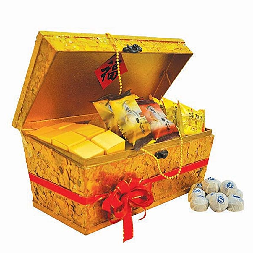 Chinese Pineapple Tarts N Tea Gift Set