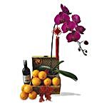 Phalaenopsis Orchid With Merlot Wine