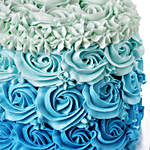 Blue Roses Designer Cake Half Kg