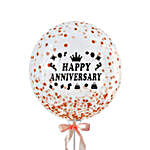 Anniversary Big Glittery Confetti Balloon
