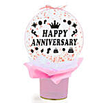 Anniversary Wishes Confetti Balloon Box