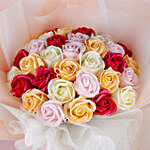 Rose And Hydrangea Soap Flowers Bouquet