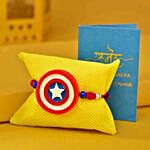 Sneh Captain America Shield Rakhi & Maltesers