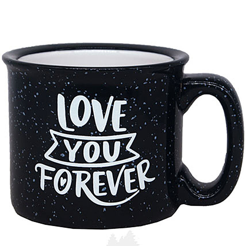 Love You Forever Coffee Mug Black