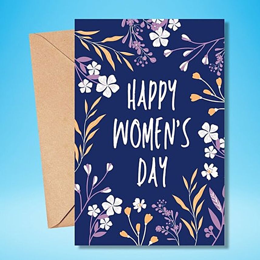Joyful Women's Day Wishes Card