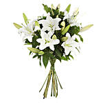 Exotic White Lilies Bouquet