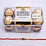 Rudraksh Rakhi With Ferrero Rocher Chocolate