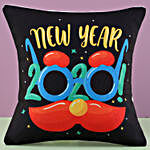 New Year Party Printed Cushion