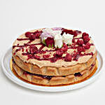 Creamy Almond Butter Raspberry Cake