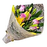 Bright Days Lilies & Roses Bouquet