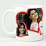 Red Hearts Personalized Mug