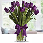 Purple Tulip Arrangement