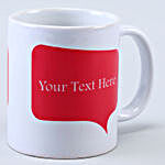 Personalised Message White Mug Hand Delivery
