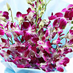 3 Purple Orchids Bouquet