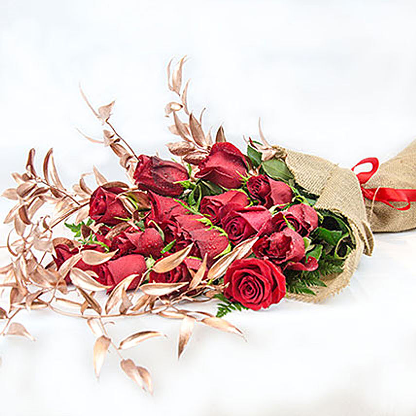 Timeless Red Roses Bouquet