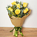 Bouquet Of Yellow Roses QT