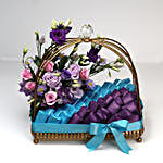 Heavenly Mixed Flowers Dome Cage
