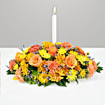 Colorful Flowers Table Arrangement