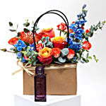 Flower Bag Arrangement with Perfume