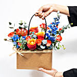 Flower Bag Arrangement with Perfume