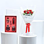 Perfumes Gift Set with Roses