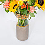 Get Well Soon Flower Vase Arrangement