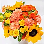Get Well Soon Flower Vase Arrangement