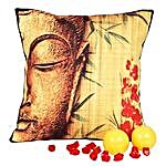 Divine Buddha Cushion with Candles