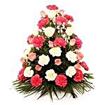 Elegant Carnations & Roses Arrangement