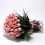 Long Stem Pink Roses Bouquet