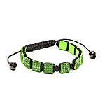 Green Aquamarine Cubic Bracelet
