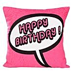 Pink Birthday Cushion