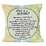 Sister Message Cushion