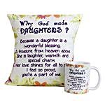 Special Daughters Cushion and Mug