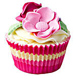 12 Pink Flower Cupcakes by FNP