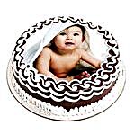 1kg Chocolate Photo Cake by FNP