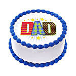 1kg Fathers Day Photo Cake by FNP