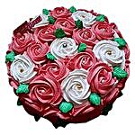 Half kg Swirl Roses Cake by FNP