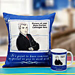 Be the Boss Personalized Cushion and Mug