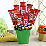 Bucket Full of Chocolates & Lollipops