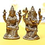 Brass Lakshmi Ganesha