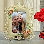Personalised Floral Photo Frame