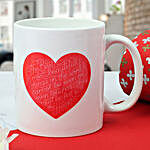 Heart Printed Ceramic Mug