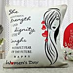 Happy Womens Day Cushion