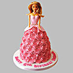 Flamboyant Barbie Cake Butterscotch 2kg