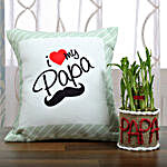 Lucky Bamboo N Cushion Pair For Papa