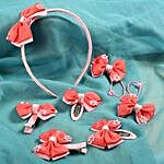 Red N Pink Hair Accessory Set