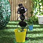 Pretty Black Ant Solar Planter
